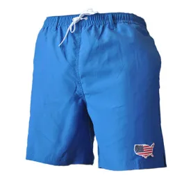 America Traditional Swimwear Royal