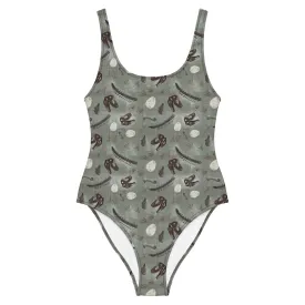 Ancient Relics - Women's Dinosaur One-Piece Swimsuit