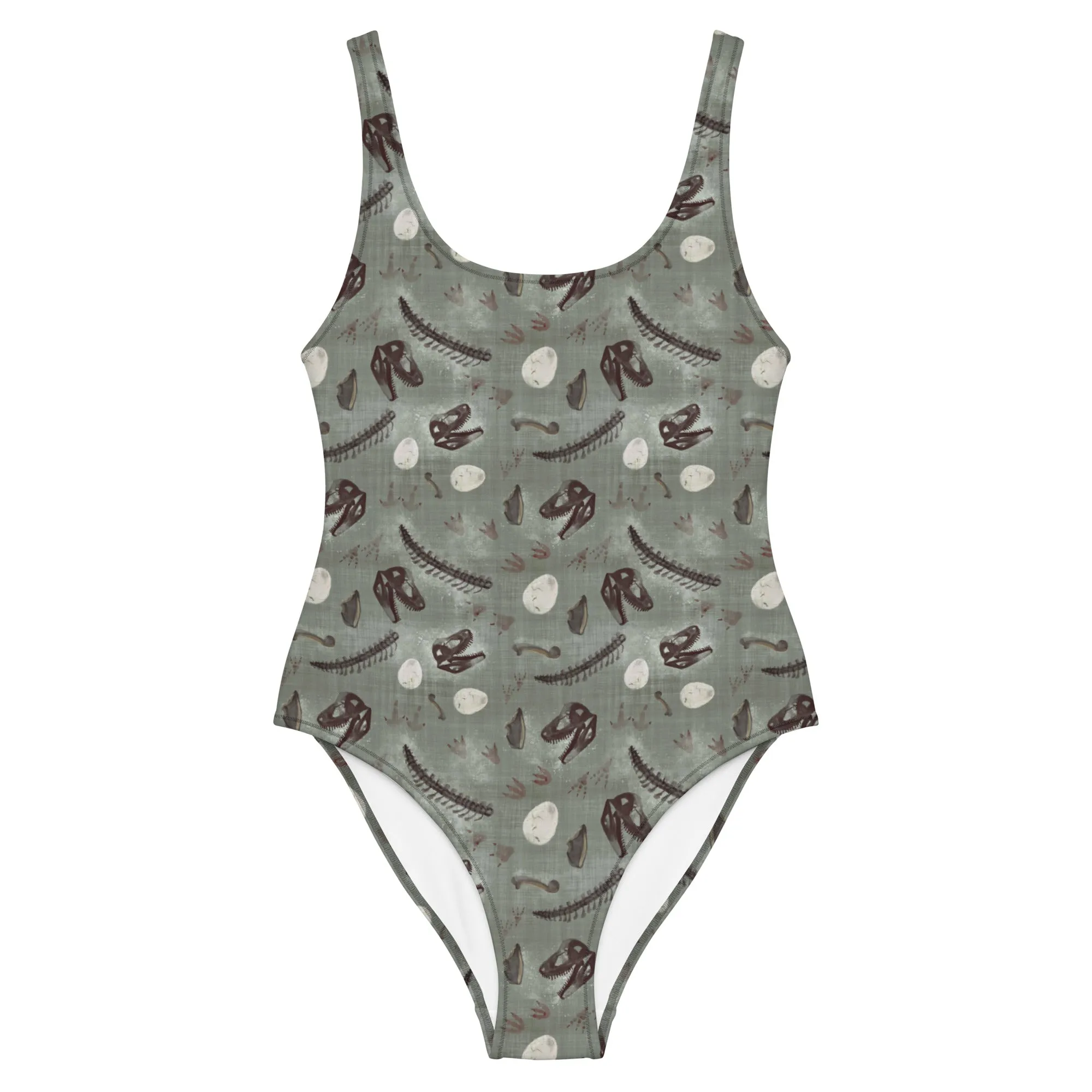 Ancient Relics - Women's Dinosaur One-Piece Swimsuit
