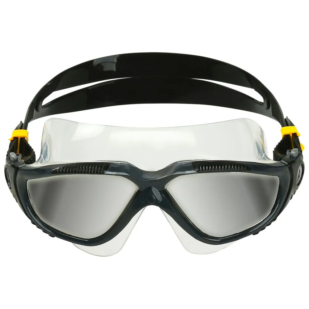 AquaSphere Vista Swim Mask - Black/Dark Grey