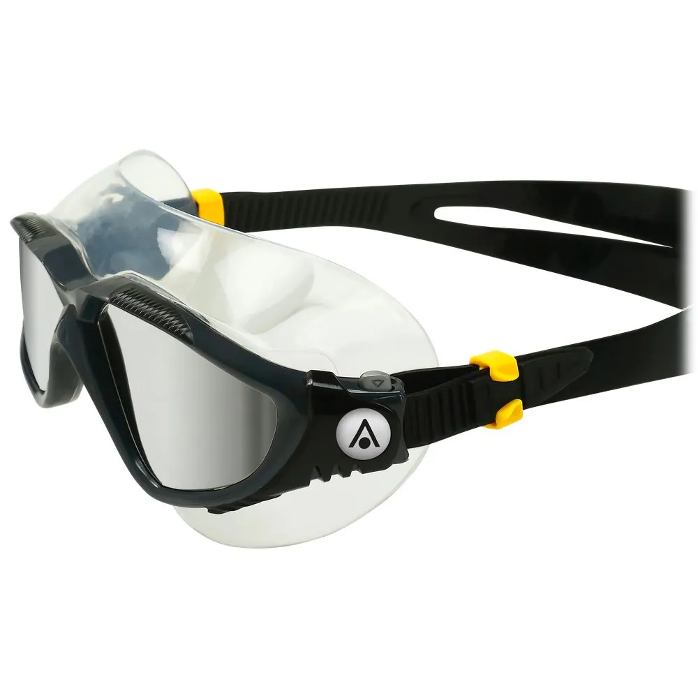AquaSphere Vista Swim Mask - Black/Dark Grey