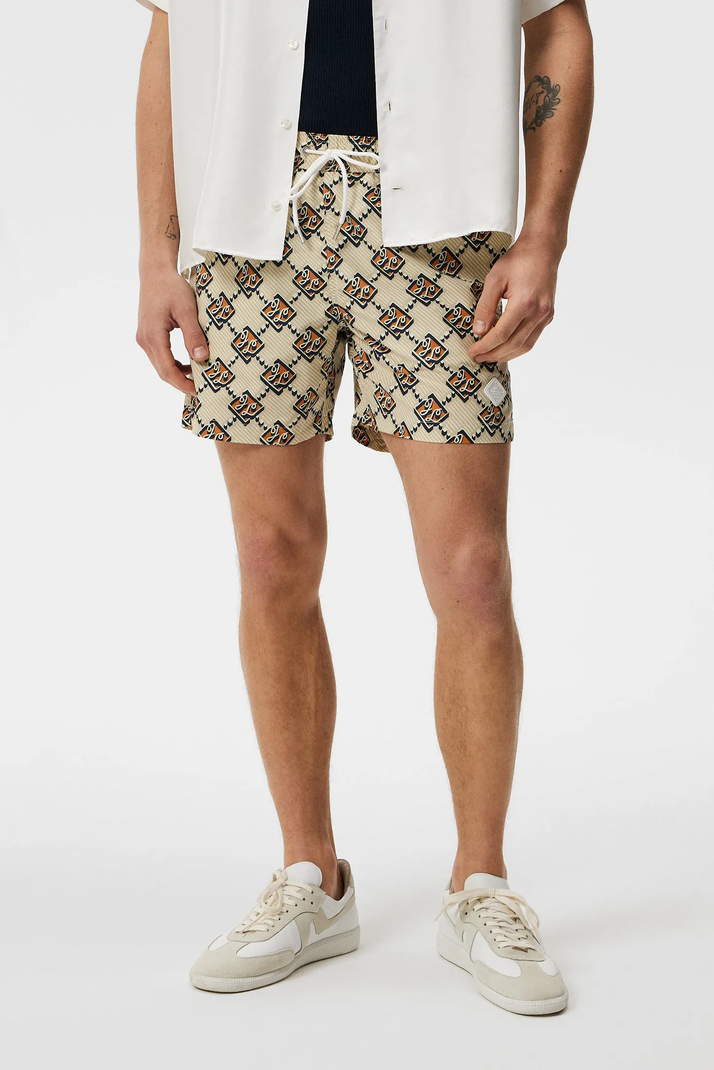 Banks Diamond JL Swim Trunks / Safari Beige