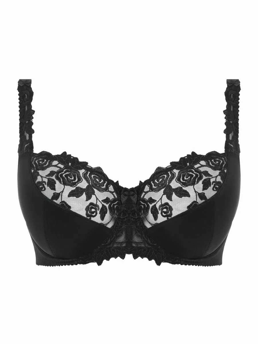 Belle Balcony Bra - Black