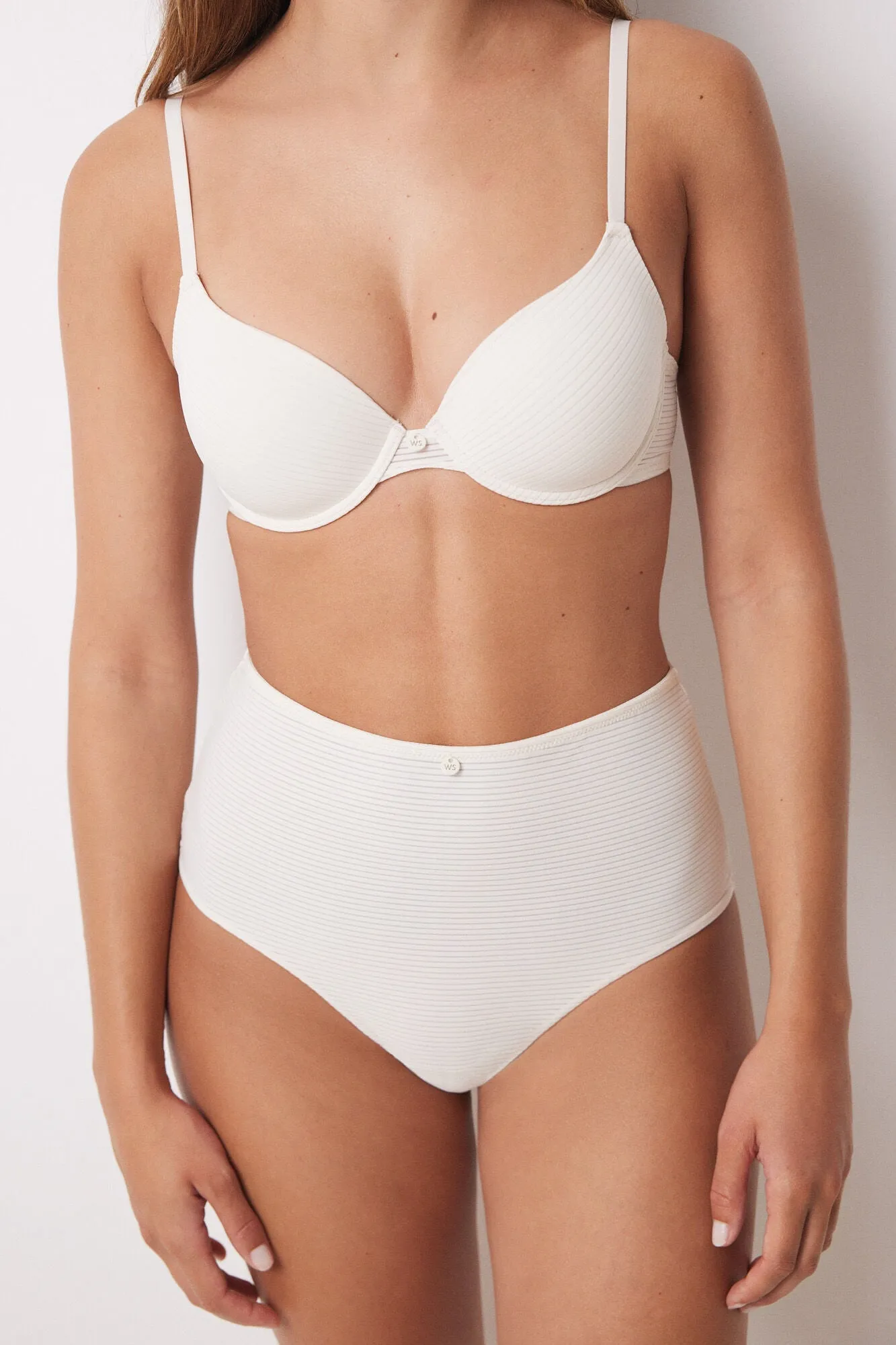 Classic vanilla microfiber high briefs