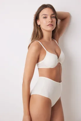 Classic vanilla microfiber high briefs