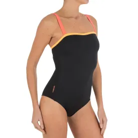 Cori Women’s One-Piece Swimsuit with Straight Neckline and Back - C16