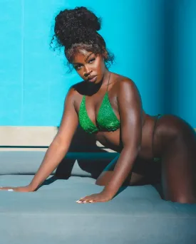 Emerald Goddess Bikini - Green