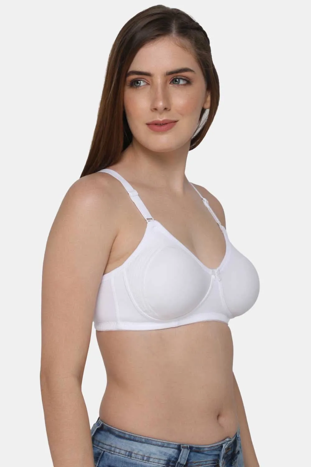 Everyday Full Coverage Non-Padded Intimacy T-Shirt Saree Bra - DEFC