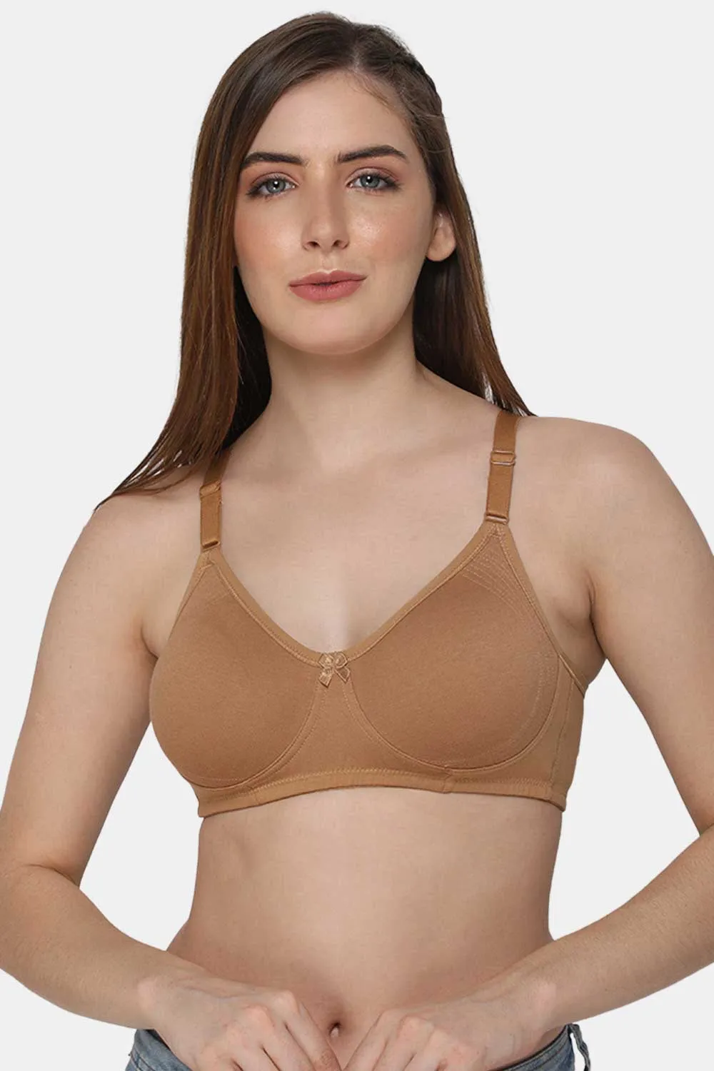 Everyday Full Coverage Non-Padded Intimacy T-Shirt Saree Bra - DEFC
