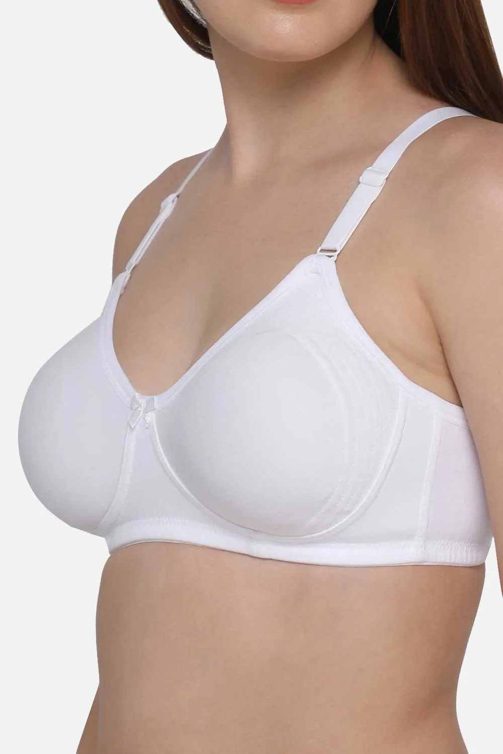 Everyday Full Coverage Non-Padded Intimacy T-Shirt Saree Bra - DEFC