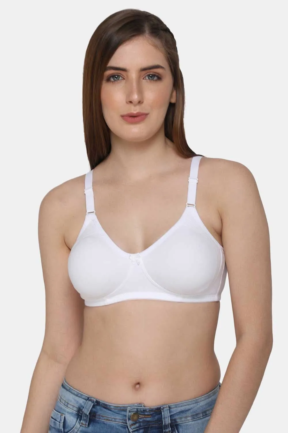 Everyday Full Coverage Non-Padded Intimacy T-Shirt Saree Bra - DEFC