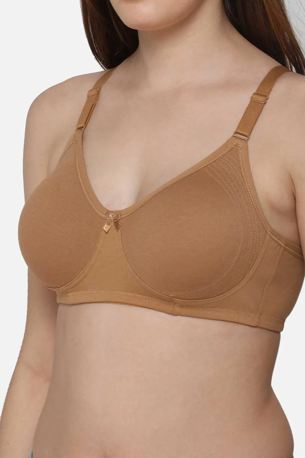 Everyday Full Coverage Non-Padded Intimacy T-Shirt Saree Bra - DEFC