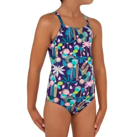 Girl's One-piece Swimsuit - 100 Hanalei