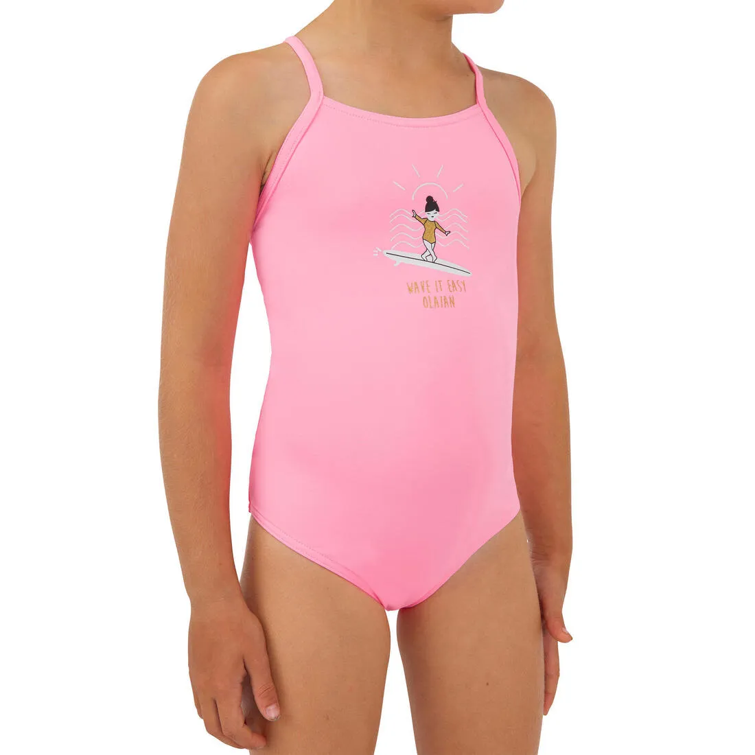 Girl's One-piece Swimsuit - 100 Hanalei