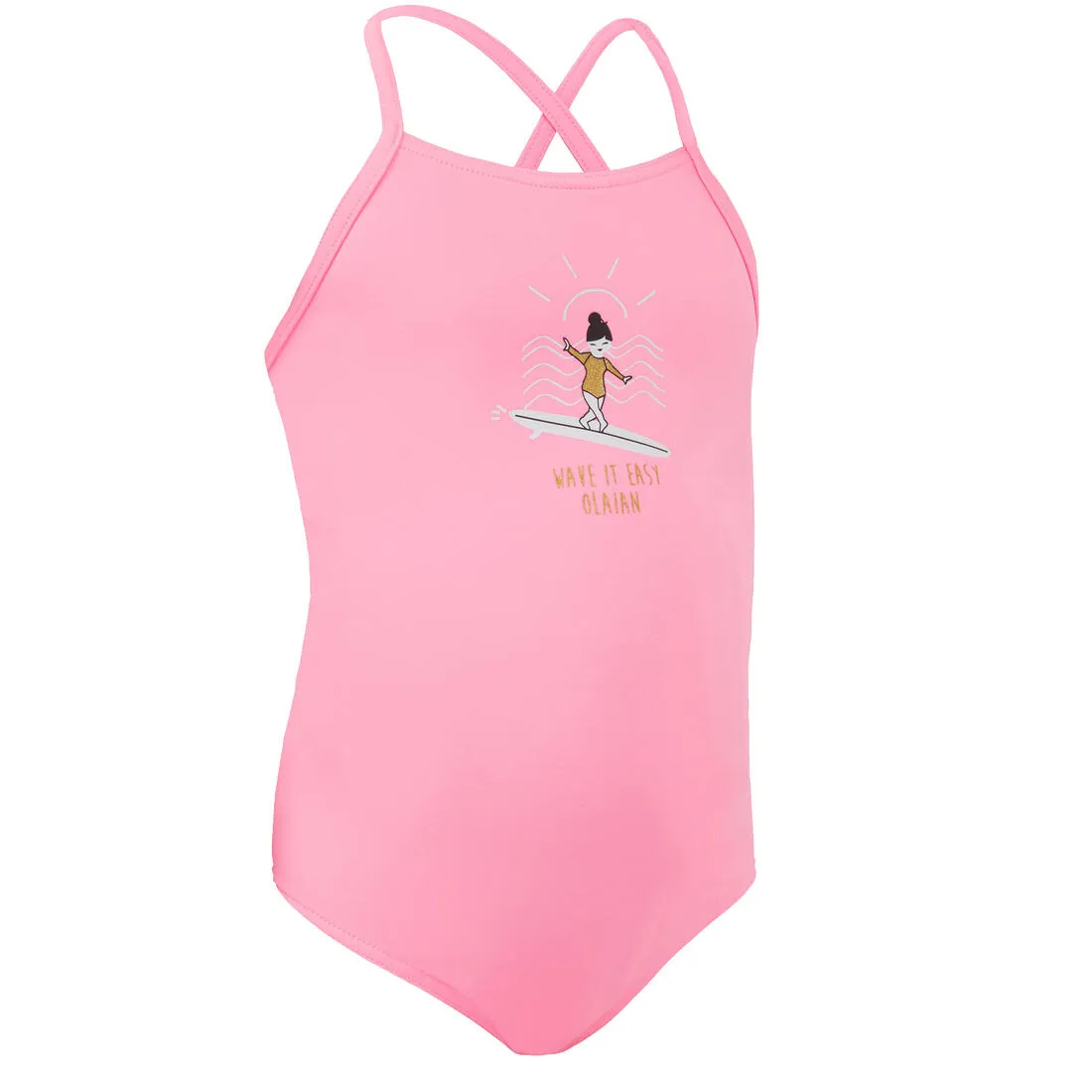 Girl's One-piece Swimsuit - 100 Hanalei