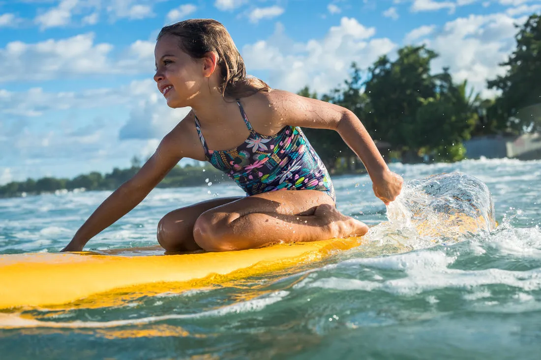 Girl's One-piece Swimsuit - 100 Hanalei