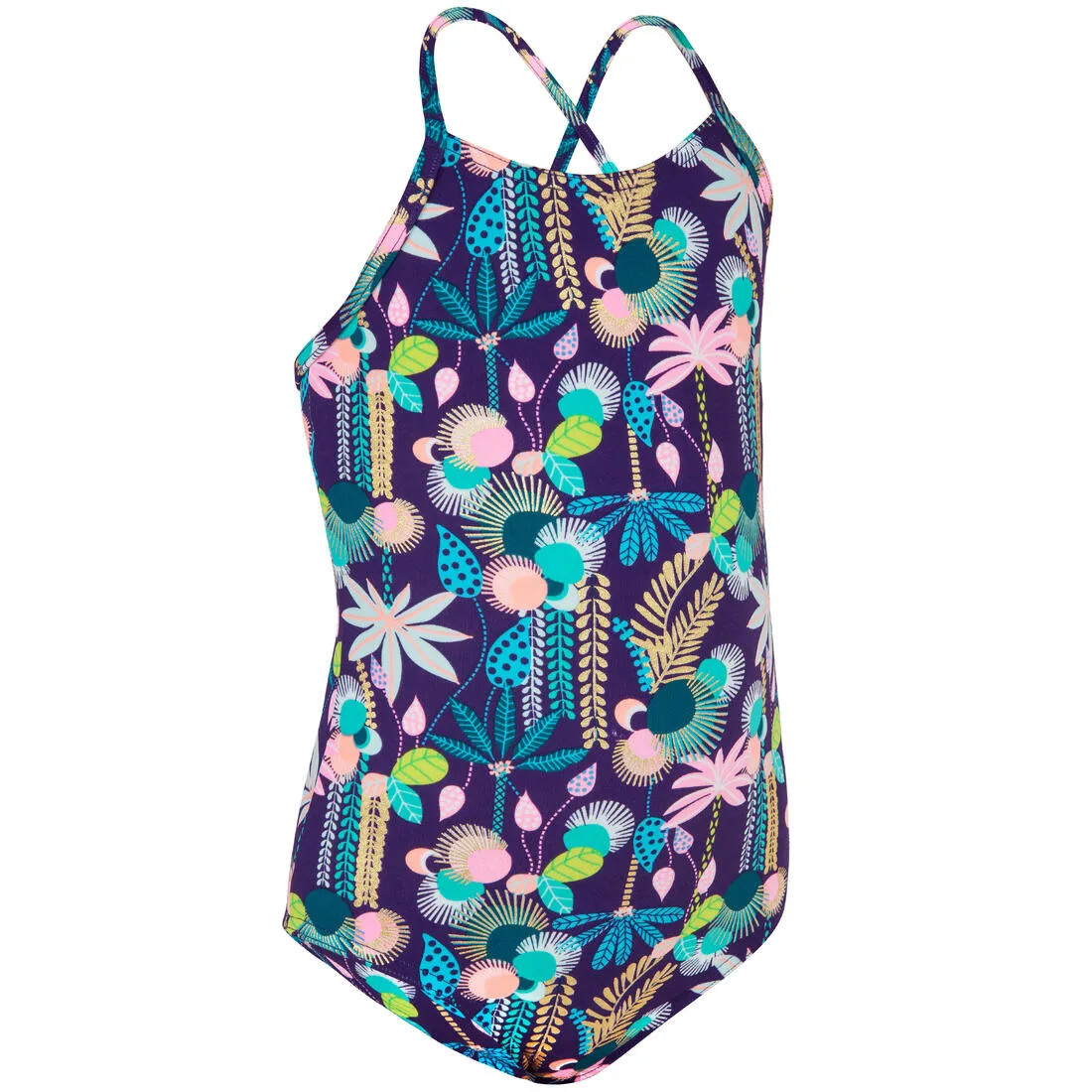 Girl's One-piece Swimsuit - 100 Hanalei