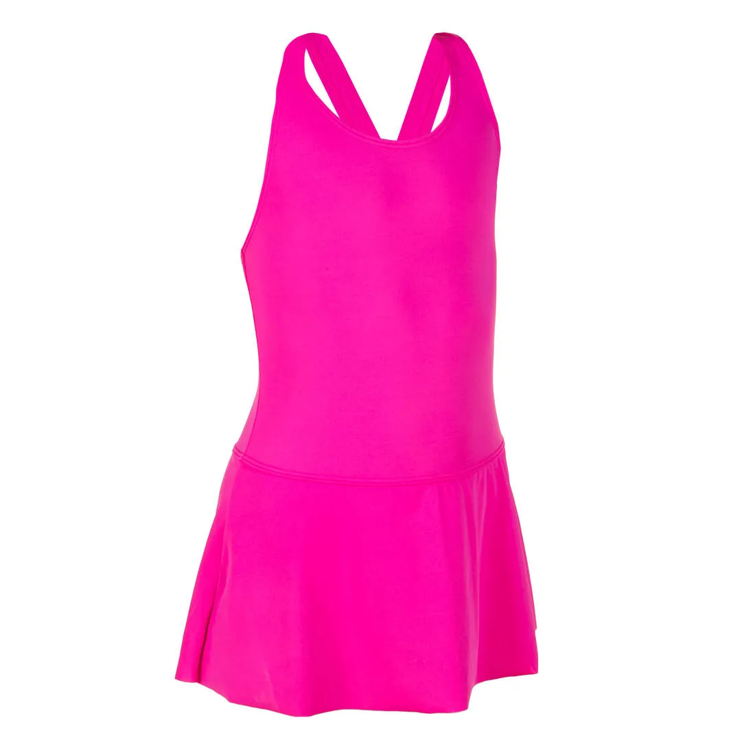 Girl's Swimsuit Skirt One-piece - Vega Omi Pink