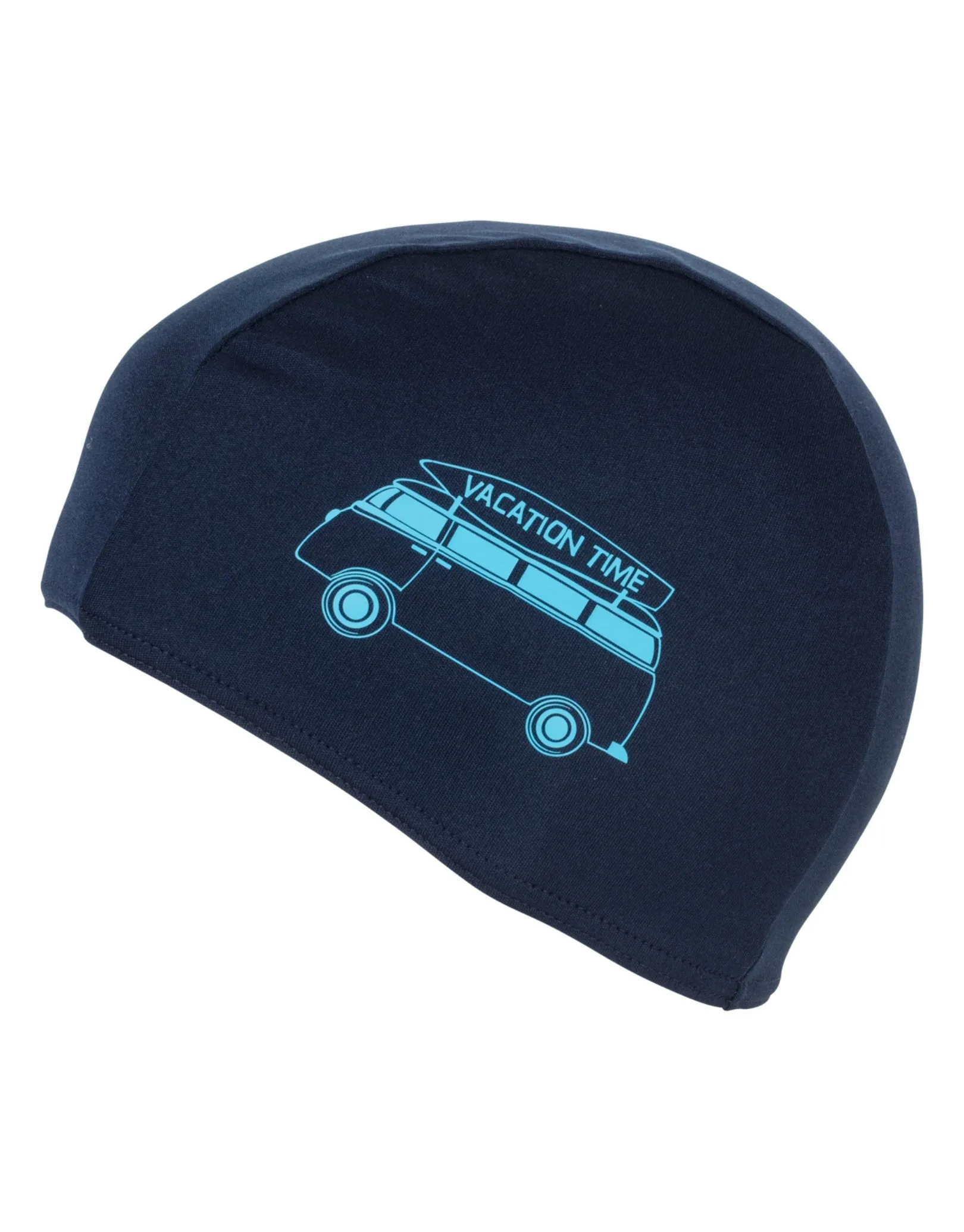 Kids Printed Polyester Fabric Swim Cap