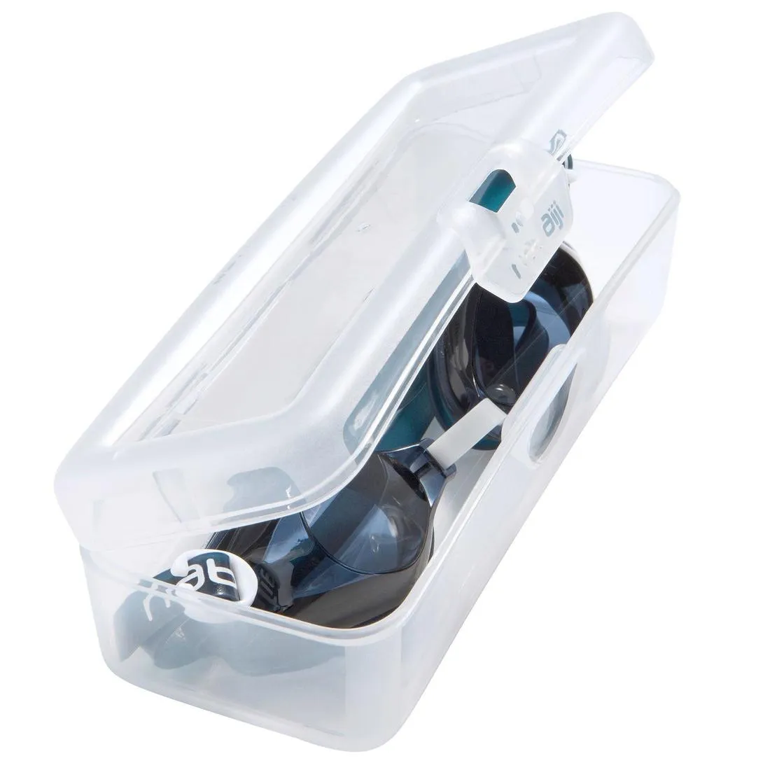Large Swimming Goggles Smoked Lenses - 100 Ama