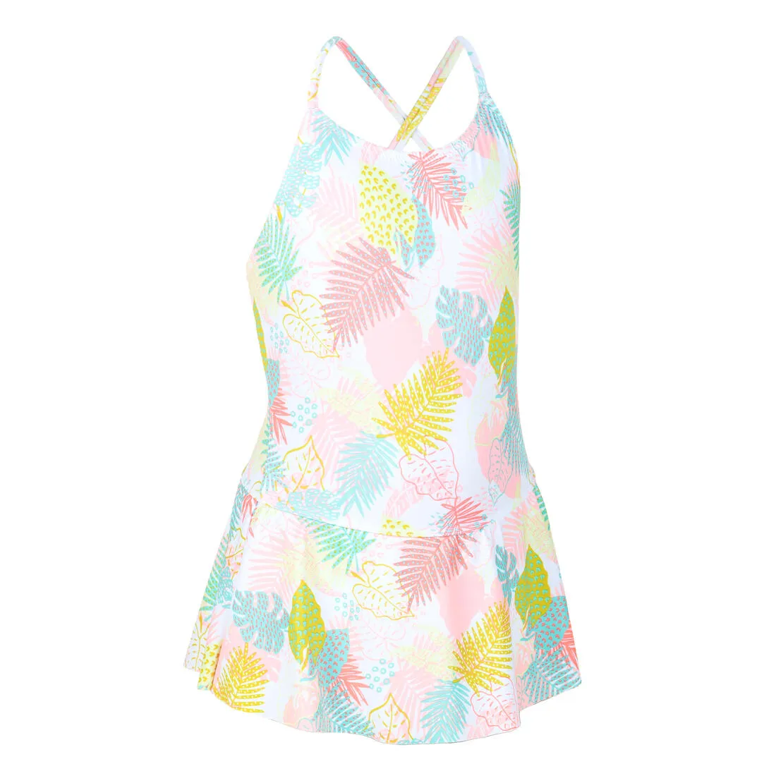Lila All Oto 100 Girls Swimming One-Piece Swimsuit/Skirt
