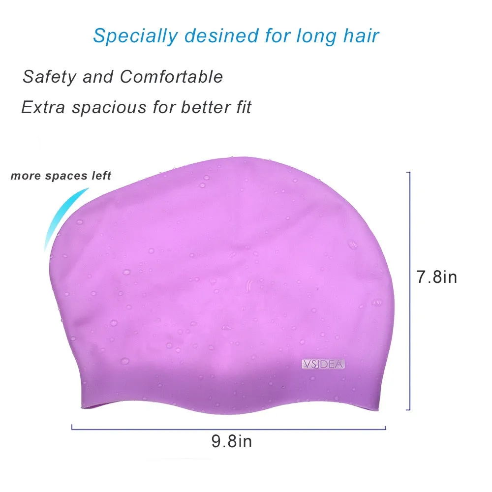 LONG HAIR Swim Cap