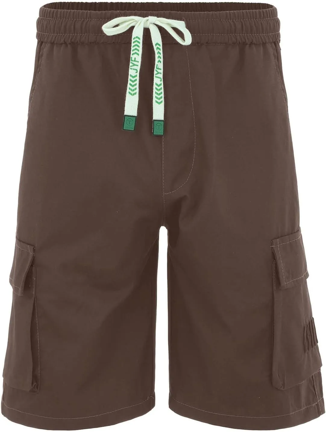 Men's Casual Shorts 7" Cotton Athletic Running Shorts Straight Wide Leg Elastic Waist Drawstring Workout Sweat