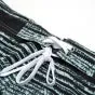 Men's Stylish Light Green and Black Striped Board Shorts with Pockets (Sizes S-5XL)