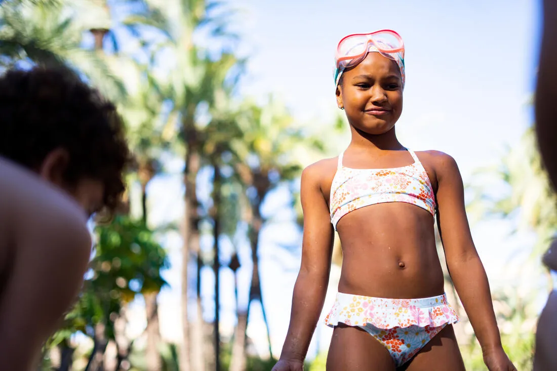 Mesh swim cap - Printed fabric - Size S - Pantai
