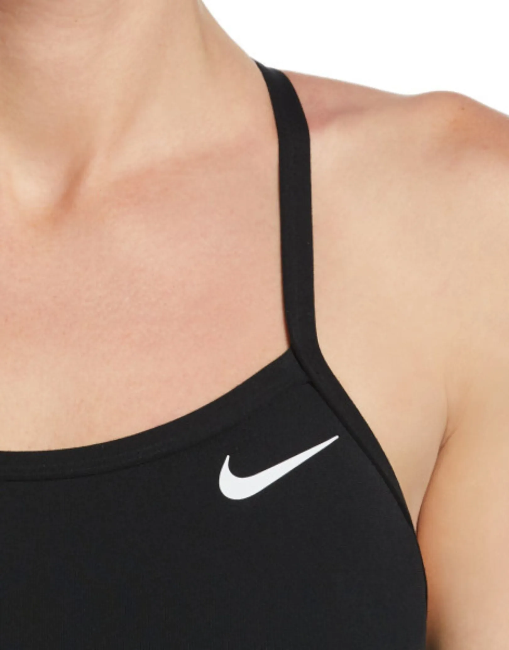 Nike Hydrastrong Multiple Print Racerback Swimsuit - Jet Black