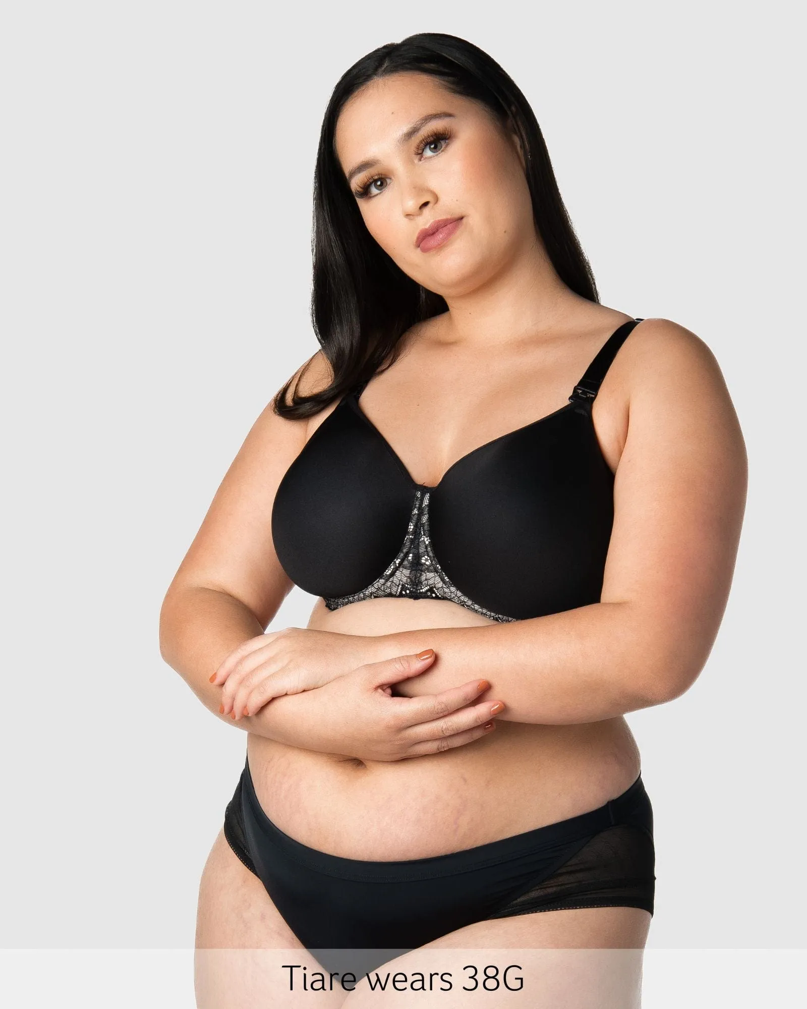 Obsession Contour T-Shirt Nursing Bra - Black