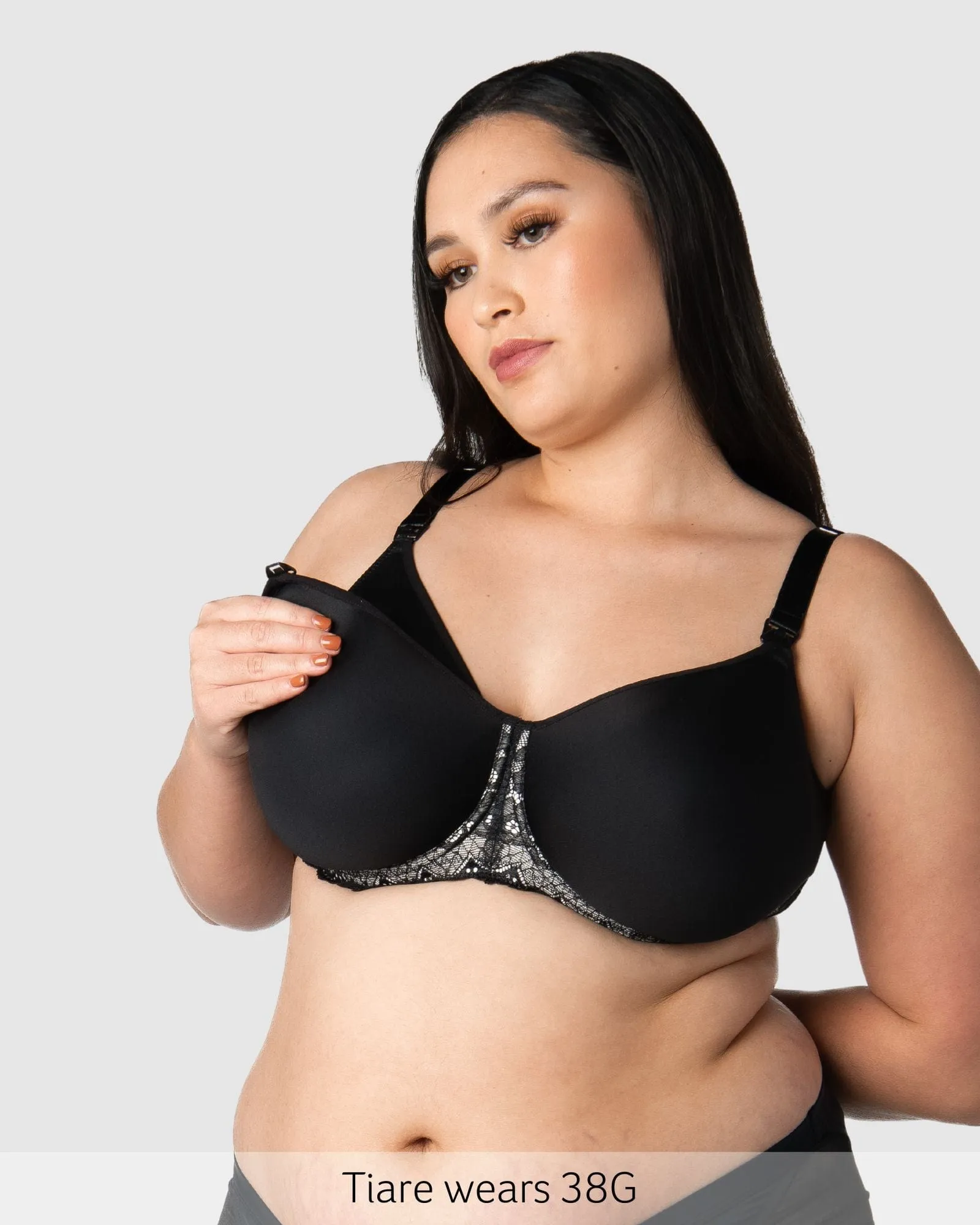Obsession Contour T-Shirt Nursing Bra - Black
