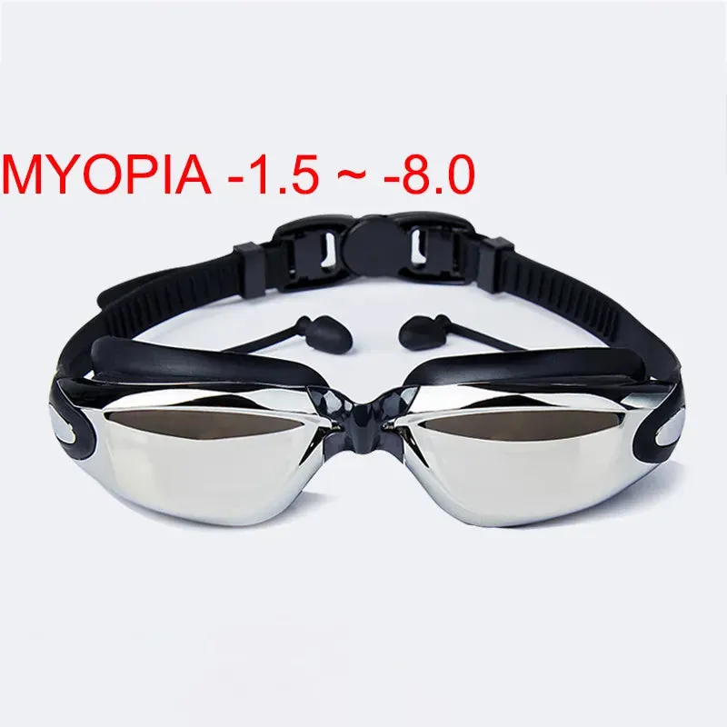 Professional Waterproof Plating Swim Goggles for Adults - Anti-Fog