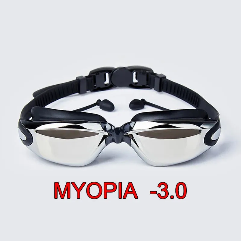 Professional Waterproof Plating Swim Goggles for Adults - Anti-Fog