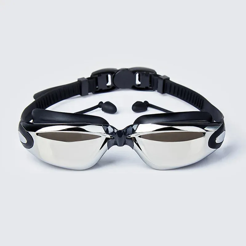 Professional Waterproof Plating Swim Goggles for Adults - Anti-Fog