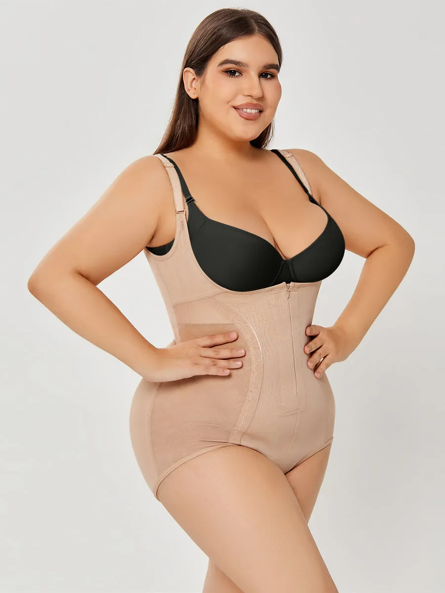 Sheer Mesh Slim Body Shaper Plus Size