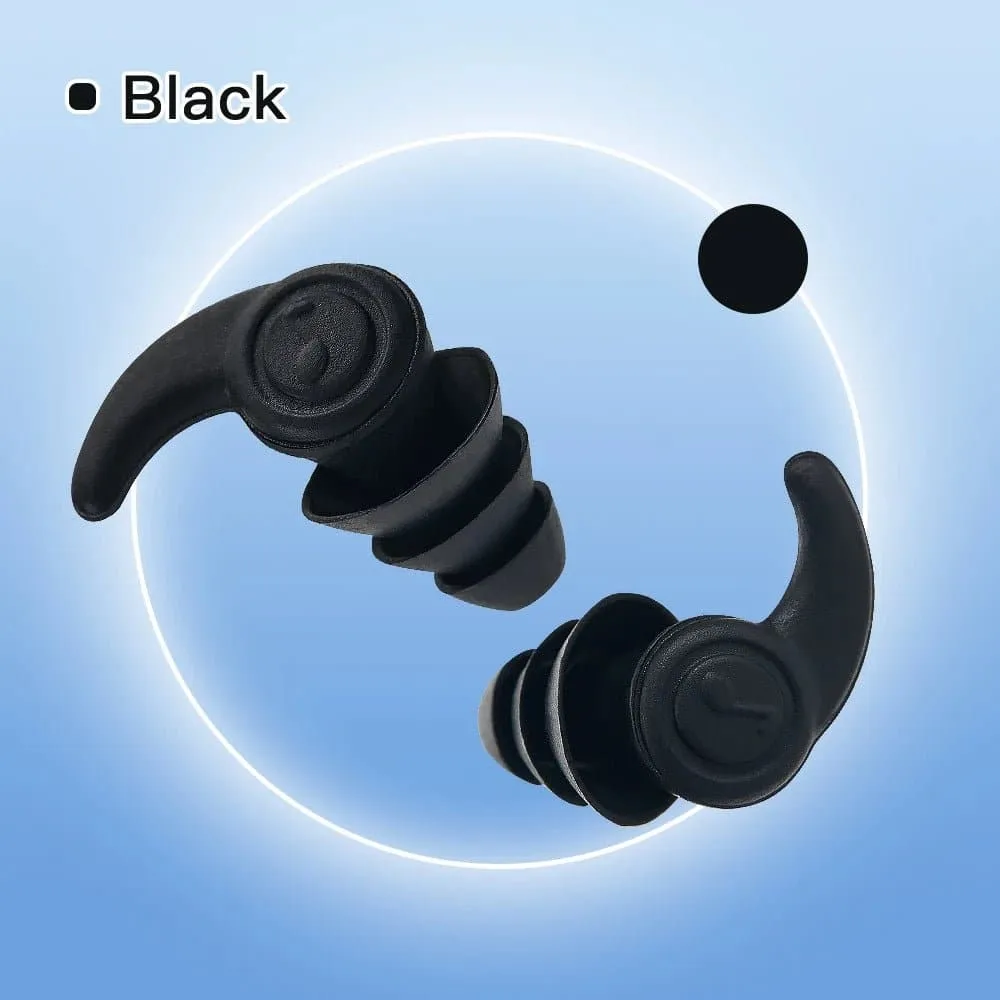 Silicone Earplugs for Peaceful Sleep & Noise Blocking