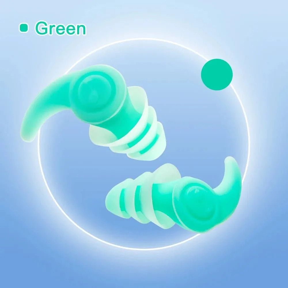 Silicone Earplugs for Peaceful Sleep & Noise Blocking