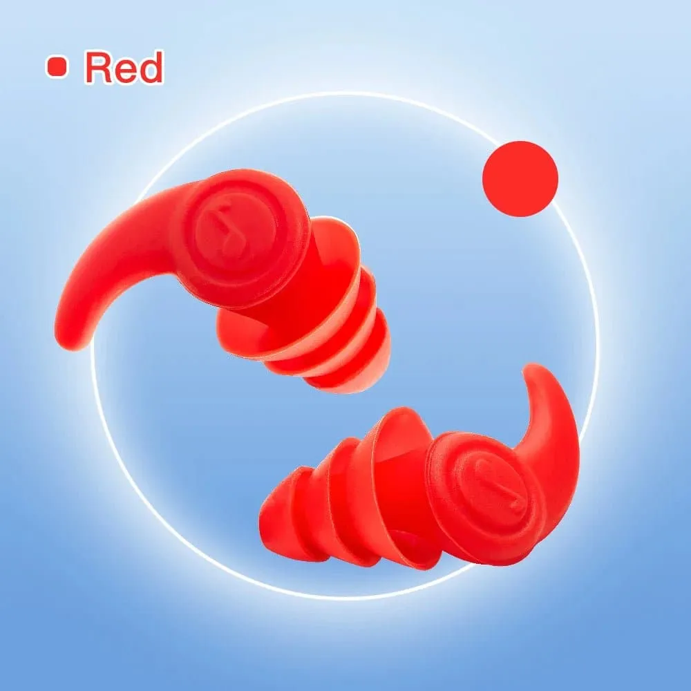 Silicone Earplugs for Peaceful Sleep & Noise Blocking