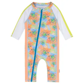 Sunsuit - Long Sleeve Romper Swimsuit | "Groovy"