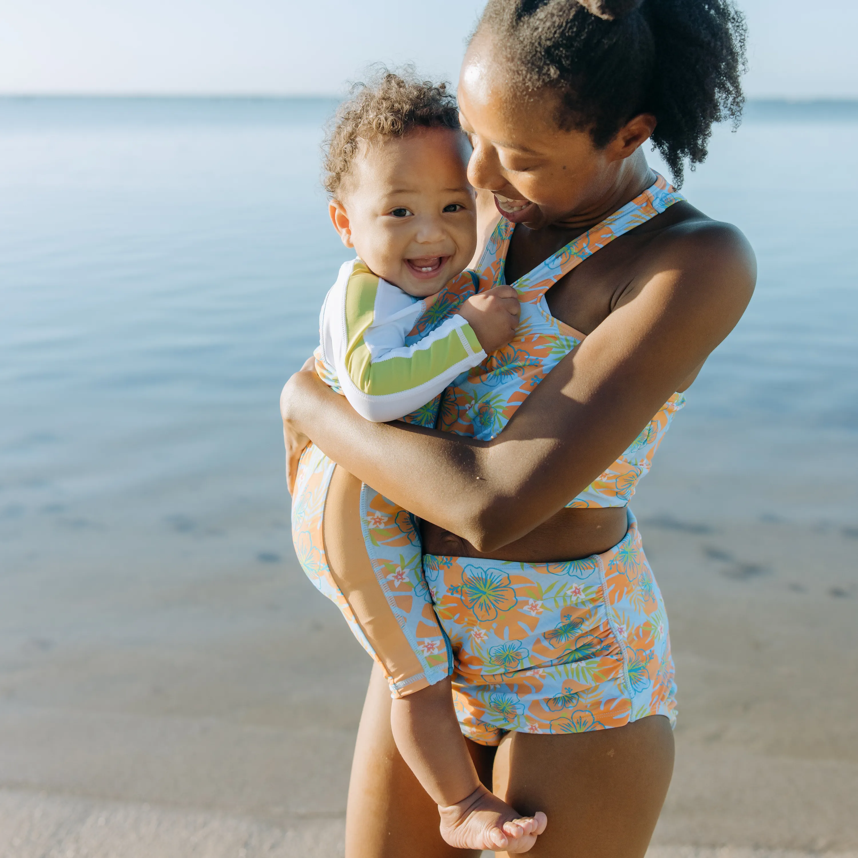 Sunsuit - Long Sleeve Romper Swimsuit | "Groovy"