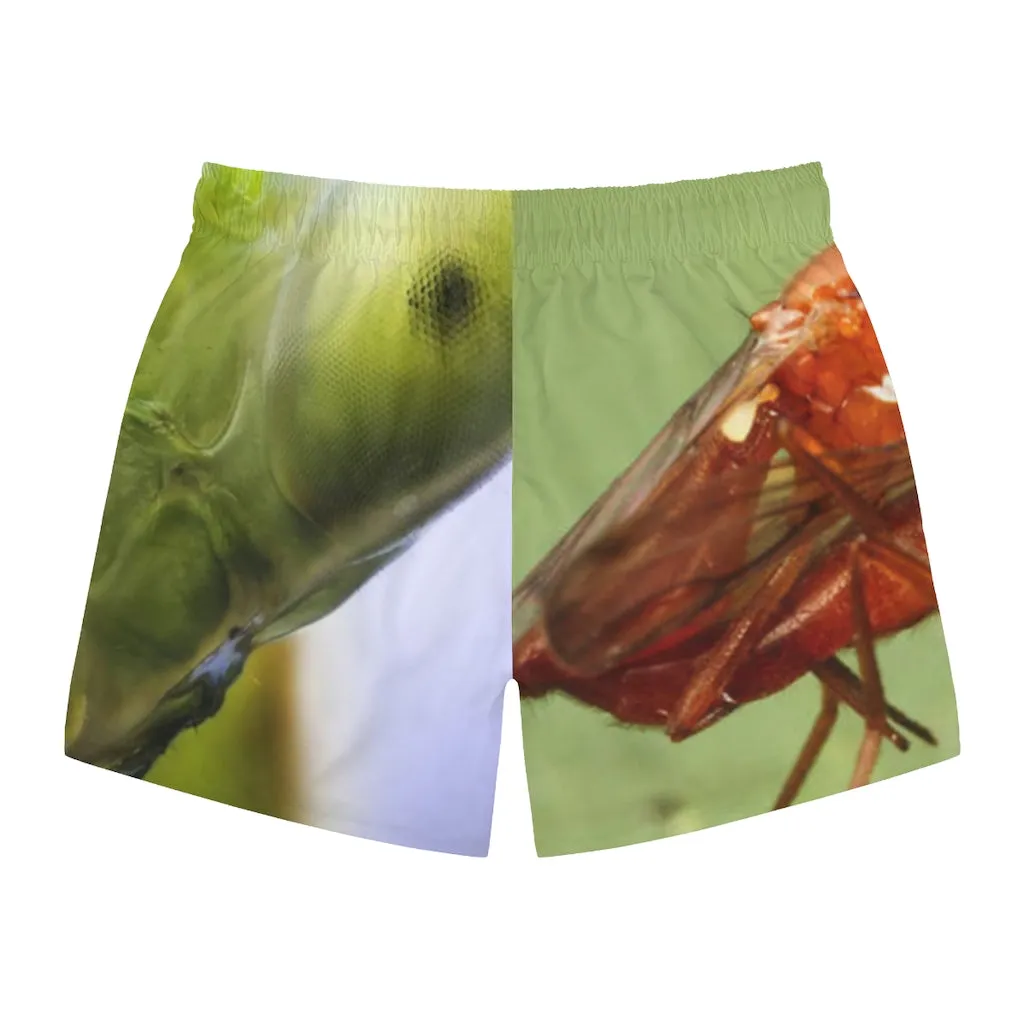 Swim Trunks AL BLUE DESIGNED  INSECTS