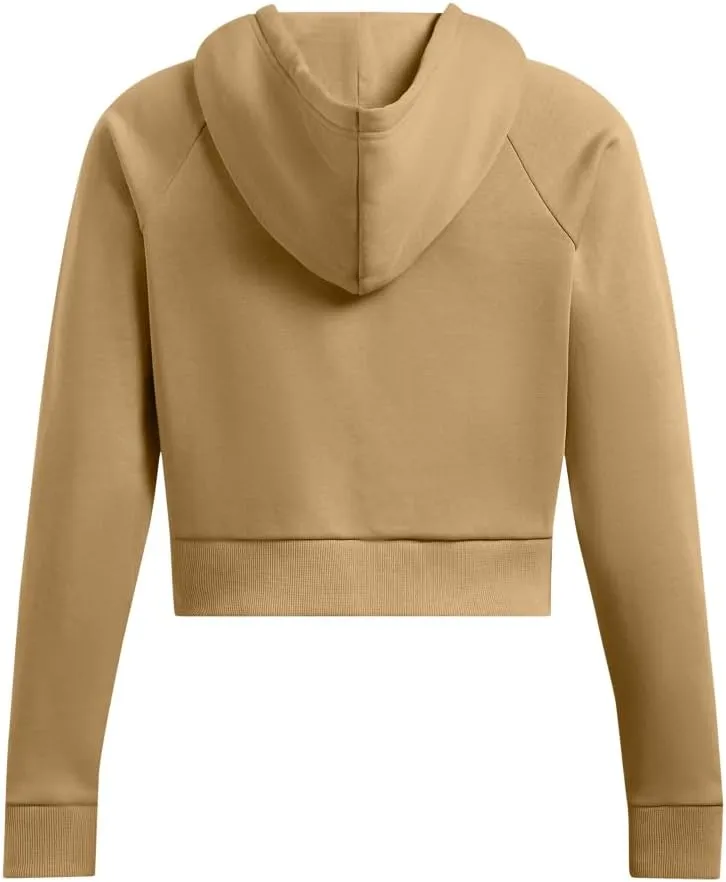 Under Armour Women's Rival Fleece Cropped Full Zip