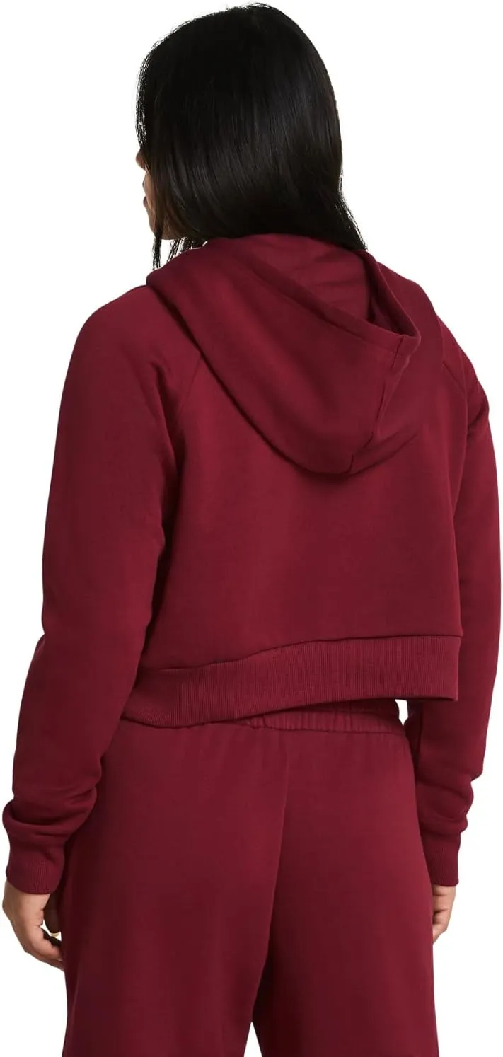 Under Armour Women's Rival Fleece Cropped Full Zip