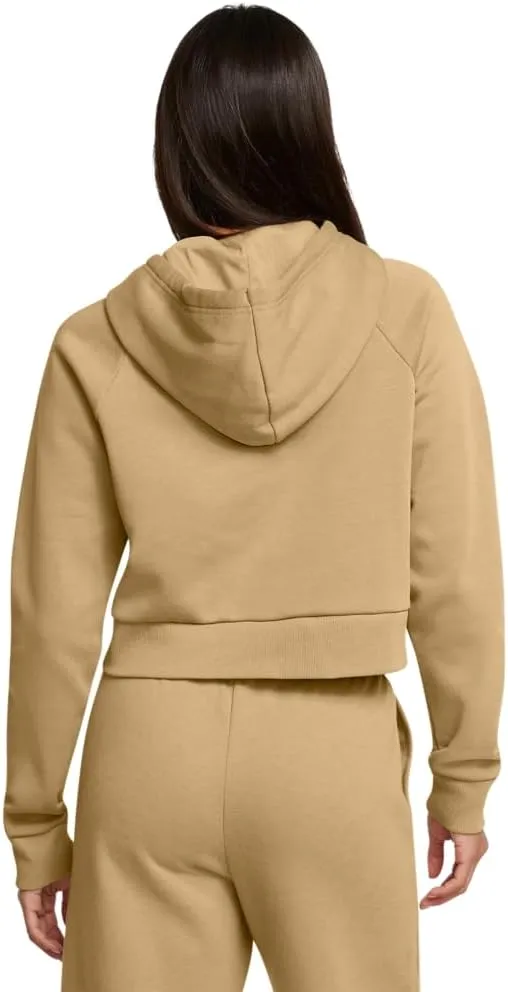 Under Armour Women's Rival Fleece Cropped Full Zip