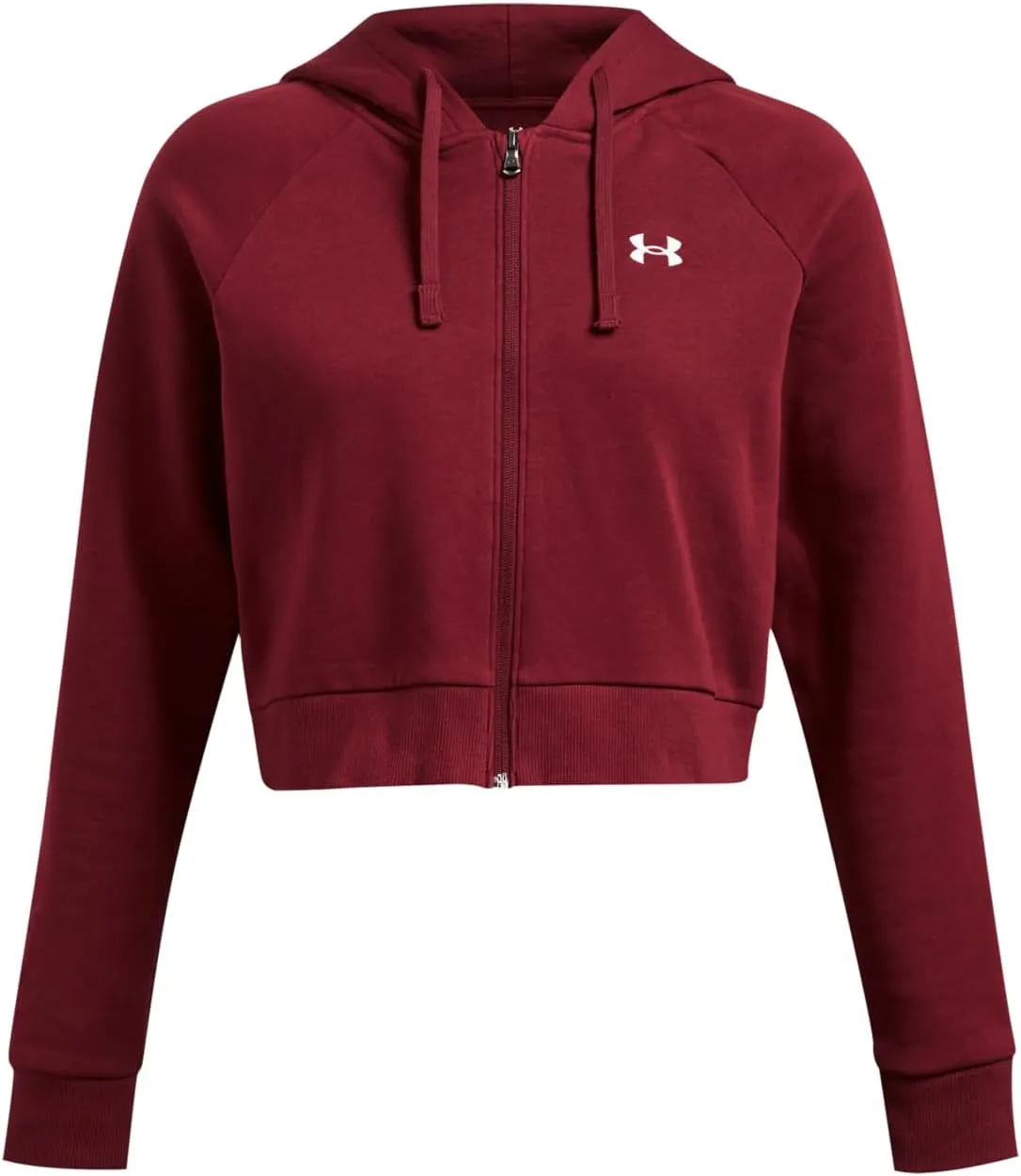 Under Armour Women's Rival Fleece Cropped Full Zip