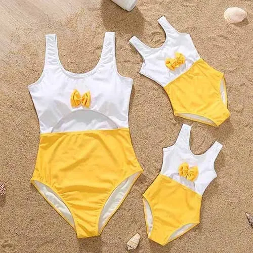 VenusFox Fashion Mommy And Me Clothes Family Swimwear For Mother Daughter Swimsuit Matching Bikini Women Girls Clothes