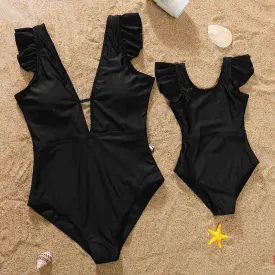VenusFox Fashion Mommy And Me Clothes Family Swimwear For Mother Daughter Swimsuit Matching Bikini Women Girls Clothes