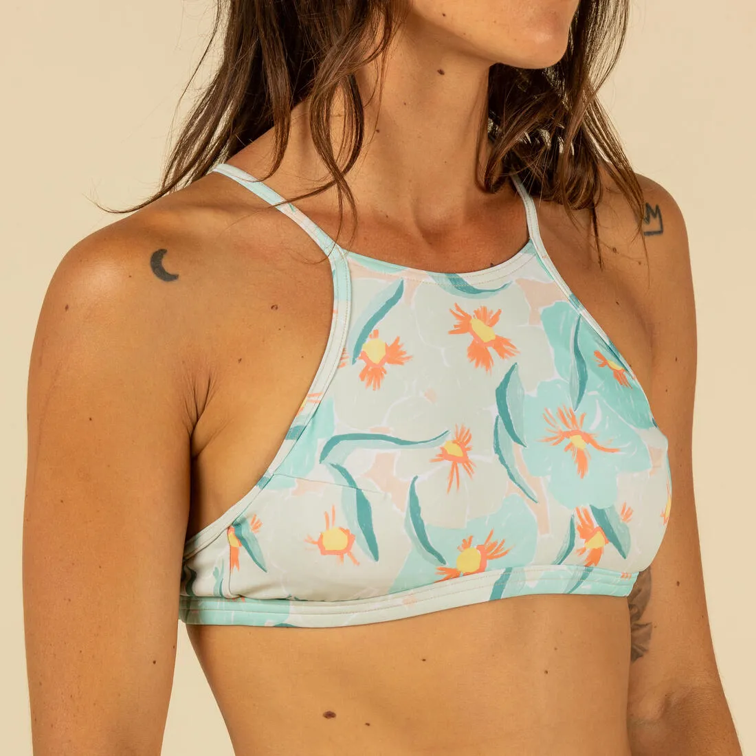 Women’s Surfing Bikini Top w/ Padded Cups - Andrea Anamones
